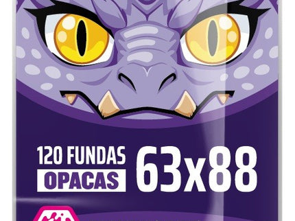 FUNDAS OPACAS DRAGON MORADO 63X88 120U.