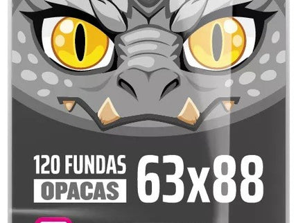 FUNDAS OPACAS DRAGON GRIS 63X88 120U.