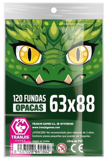 FUNDAS OPACAS DRAGON VERDE 63X88 120U.