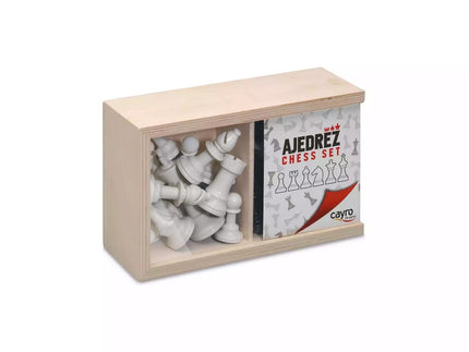 ACCESORIOS AJEDREZ Nº4 EN CAJA DE MADERA