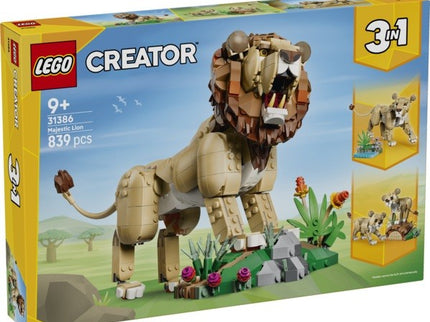 LEGO CREATOR 3 EN 1 - FAUNA SALVAJE: LEON MAJESTUOSO