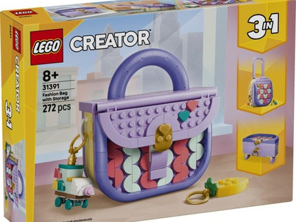 LEGO CREATOR 3 EN 1 - BOLSO DE DISEÑO ARTISTICO CON COMPARTIMENTO