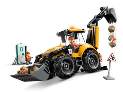 LEGO CITY - CARGADORA RETROEXCAVADORA AMARILLA