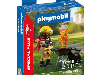 SPECIAL PLUS BOMBERO CON FOCO DE INCENDIO