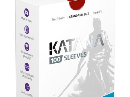 Ultimate Guard Katana Sleeves Standard Size (100) - Red