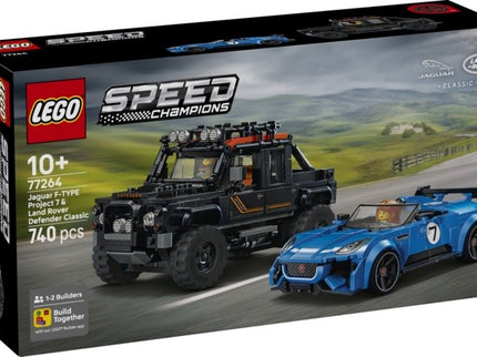 LEGO SPEED CHAMPIONS - JAGUAR PROJECT 7 Y LAND ROVER DEFENDER