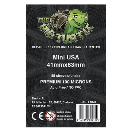 FUNDAS TBT 100 MICRAS: MINI USA 44x66 (CARD SIZE 41x63)
