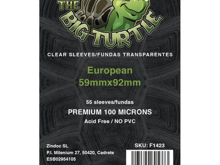 FUNDAS TBT 100 MICRAS (55 UDS): EUROPEAN 62x95 (CARD SIZE 59x92)