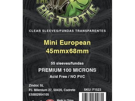 FUNDAS TBT 100 MICRAS: MINI EUROPEAN 48x71 (Card Size 45x68)