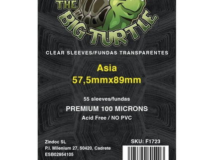 FUNDAS TBT 100 MICRAS: ASIA 60.5x92 (CARD SIZE 57.5x89)