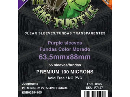 FUNDAS TBT 100 MICRAS: STANDARD MORADO PIEL DE NARANJA 63.5x88