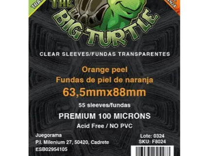 FUNDAS TBT 100 MICRAS (55 UDS): STANDARD CLEAR DE PIEL DE NARANJA 63.5x88