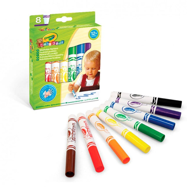 8 ROTULADORES LAVABLES MIMI KIDS 8324 CRAYOLA