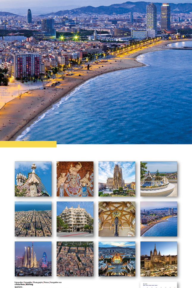 Cal. 2026 Pared (30x30 Cm) Barcelona-1 (barceloneta)
