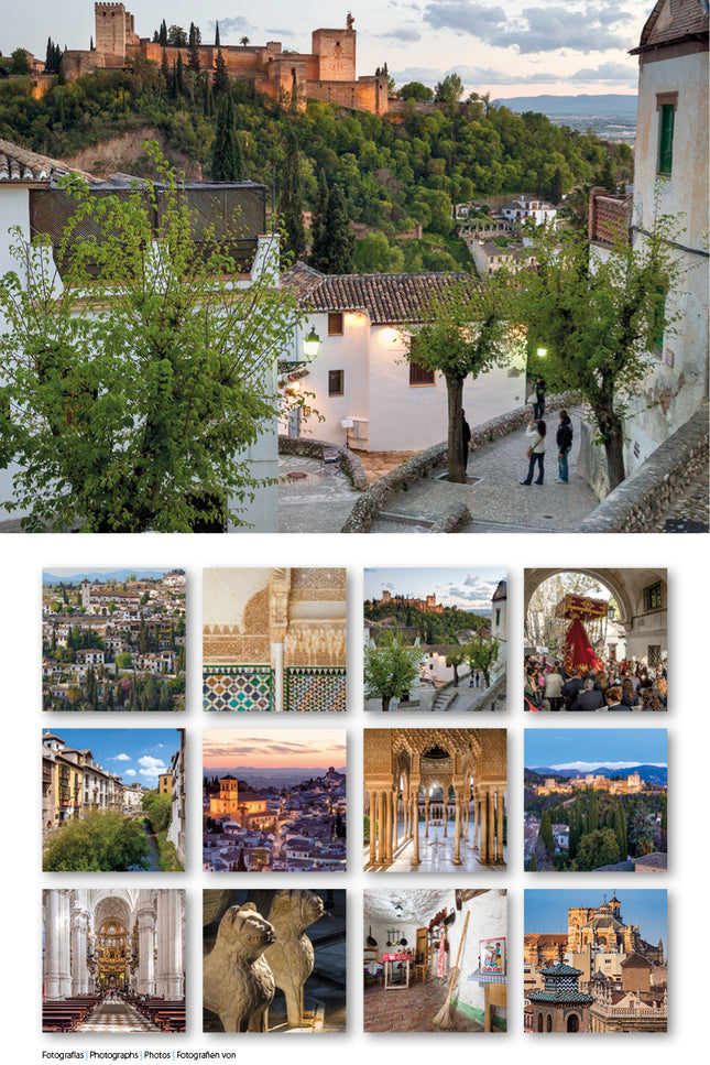 Cal. 2026 Pared (30x30 Cm) Granada Y La Alhambra