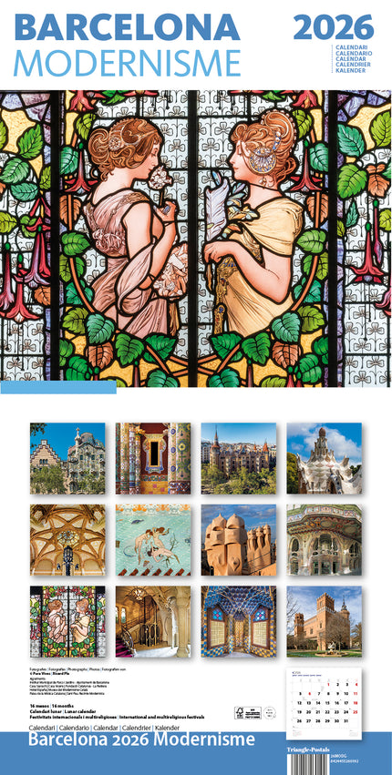 Cal. 2026 Pared (30x30 Cm) Modernisme