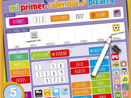 Mi Primer Calendario Pizarra