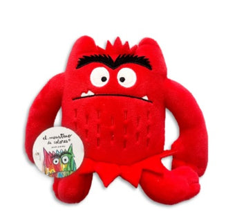 Pequeño Peluche Montruo De Colores Rojo 15cm