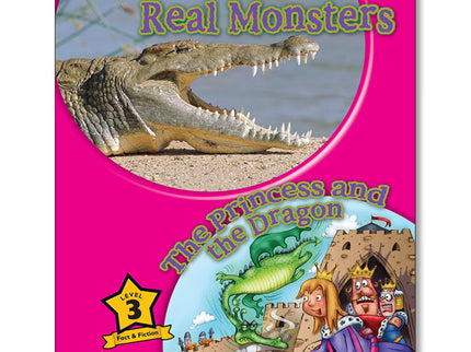 Libro Real Monsters: The Princess And The Dragon: Lectura divertida para practicar las estructuras y vocabulario encontr