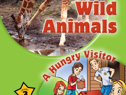 Libro Wild Animals A Hungry Visitor: Lectura divertida para practicar las estructuras y vocabulario encontrados en el pr