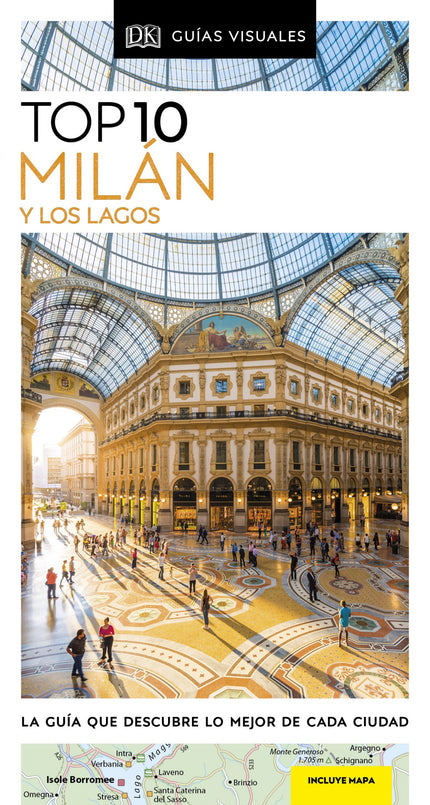 Libro Guía Top 10 Milán Y Los Lagos: Planifica tu próximo viaje con las Guías Top 10 de DK: actualizadas, con mapas, itinerarios, fotografías e información práctica La Guía Top 10 de Milán y los lagos te muestra lo mejor en prácticos listados: los diez museos imprescindibles, los diez personajes más ilustres o incluso las diez cosas que tienes que evitar. Organizada por zonas, la guía señala los lugares más destacados de cada una de ellas.
