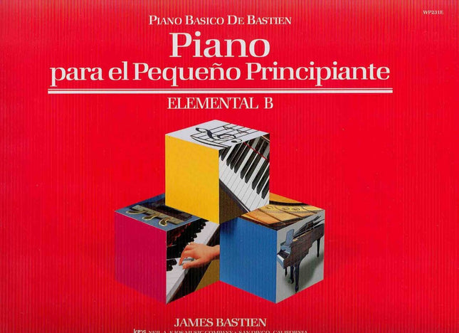 Libro Piano Para Pequeño Principiante Nivel Elemental B: .