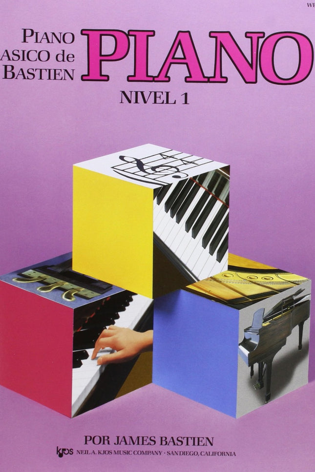 Libro Piano Básico De Bastien Nivel 1: .