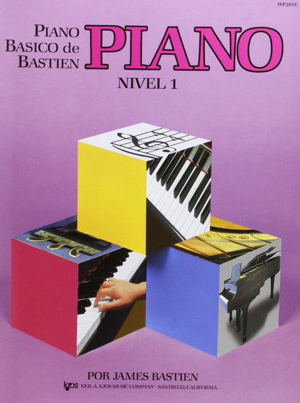 Libro Piano Básico De Bastien Nivel 1: .
