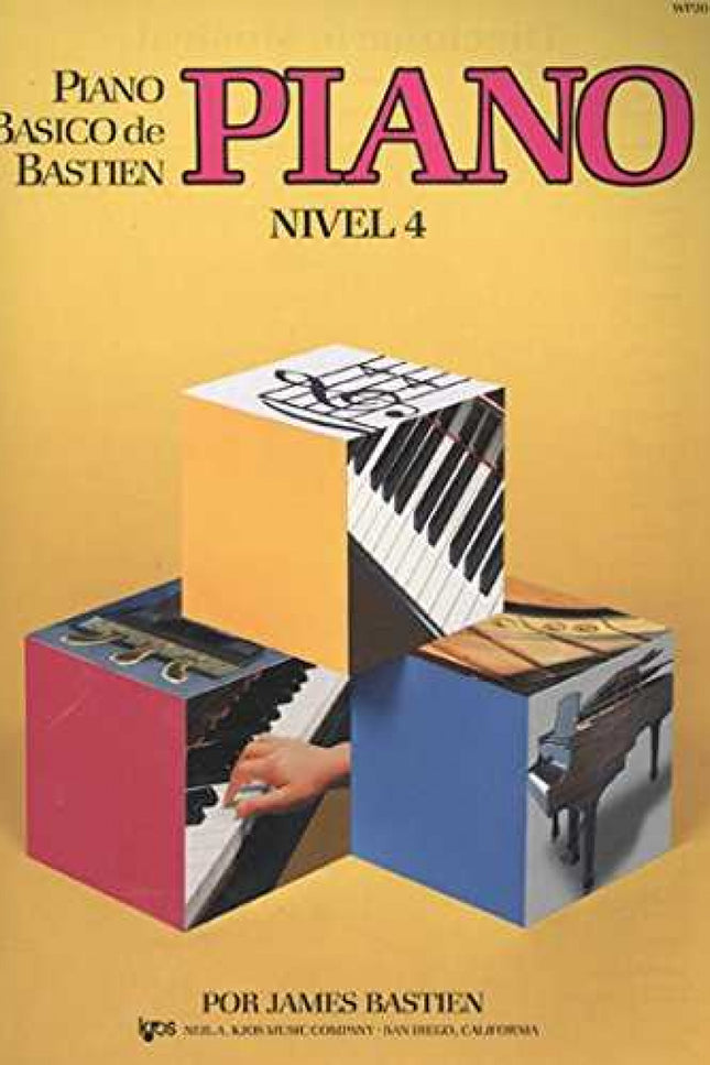 Libro Piano Básico De Bastien Nivel 4: .
