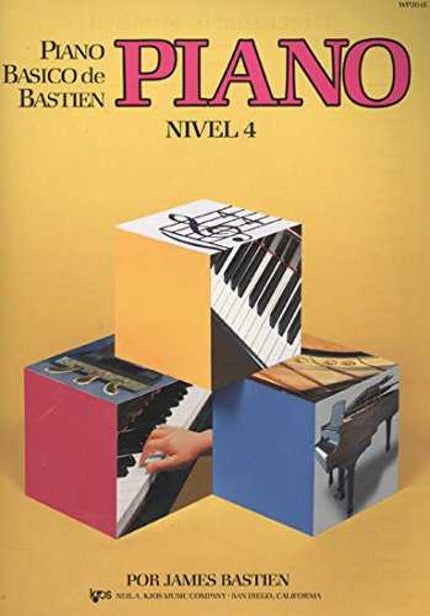 Libro Piano Básico De Bastien Nivel 4: .
