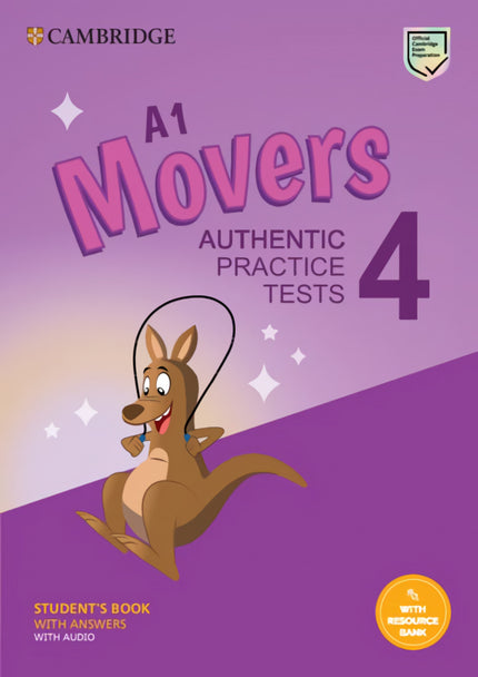  A1 Movers 4. Practice Tests with Answers, Audio and Resource Bank - VARIOS AUTORES - TAPA BLANDA O BOLSILLO