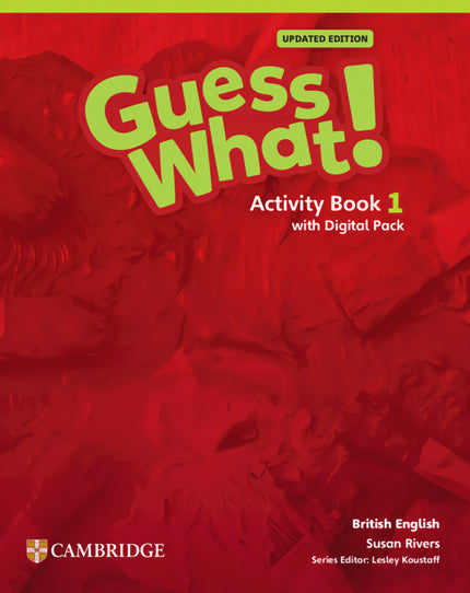 Guess What! British English Updated Level 1 Activity Book With Digital Pack