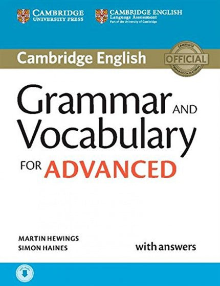 Libro Grammar And Vocabulary Advanced +key+cd: Grammar and Vocabulary reference and practice for the revised Cambridge E