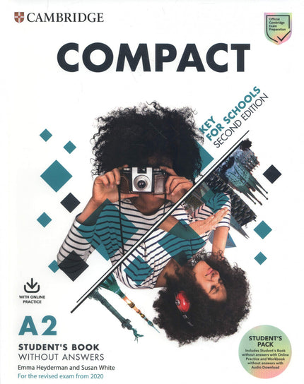 Libro Compact Key For Schools Second Edition. Student's Book Without Answers With Online Practice And Workbook Without Answers With Audio Download: Preparación enfocada en el examen: un curso de 50 a 60 horas para el examen A2 Clave para escuelas a partir de 2020. Compact Key for Schools Student's Book ofrece una revisión y práctica intensivas para maximizar rápidamente el rendimiento.