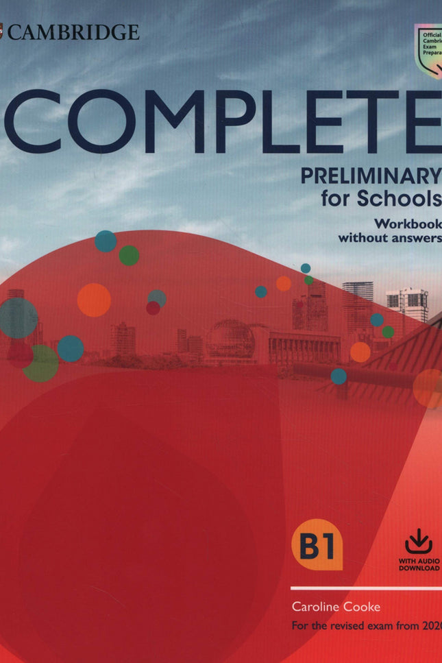 Libro Complete Preliminary For Schools Workbook Without Answers With Audio Download: Complete Preliminary for Schools es la preparación más completa para la B1 Preliminar para escuelas revisada. El Libro de trabajo sin respuestas proporciona una práctica adicional del lenguaje y el vocabulario introducido en el Libro del alumno.
