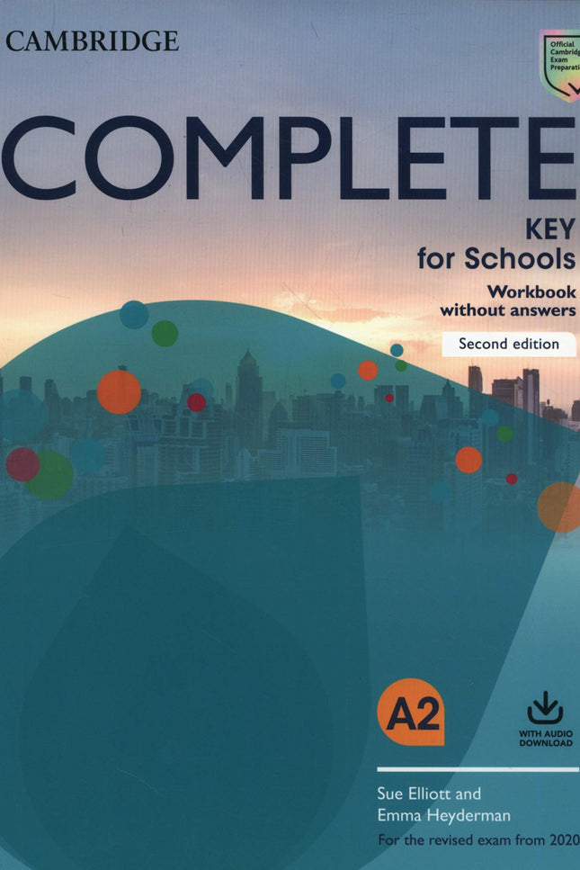 Libro Complete Key For Schools Workbook Without Answers With Audio Download: Complete Key for Schools is the most thorough preparation for the revised A2 Key for Schools. The Workbook without answers provides further practice of language and vocabulary introduced in the Student's Book.