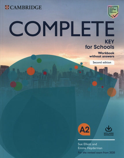 Libro Complete Key For Schools Workbook Without Answers With Audio Download: Complete Key for Schools is the most thorough preparation for the revised A2 Key for Schools. The Workbook without answers provides further practice of language and vocabulary introduced in the Student's Book.