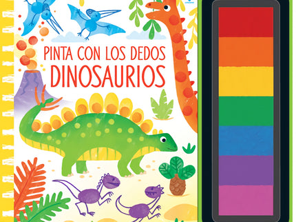 Dinosaurios Pinta Con Los Dedos