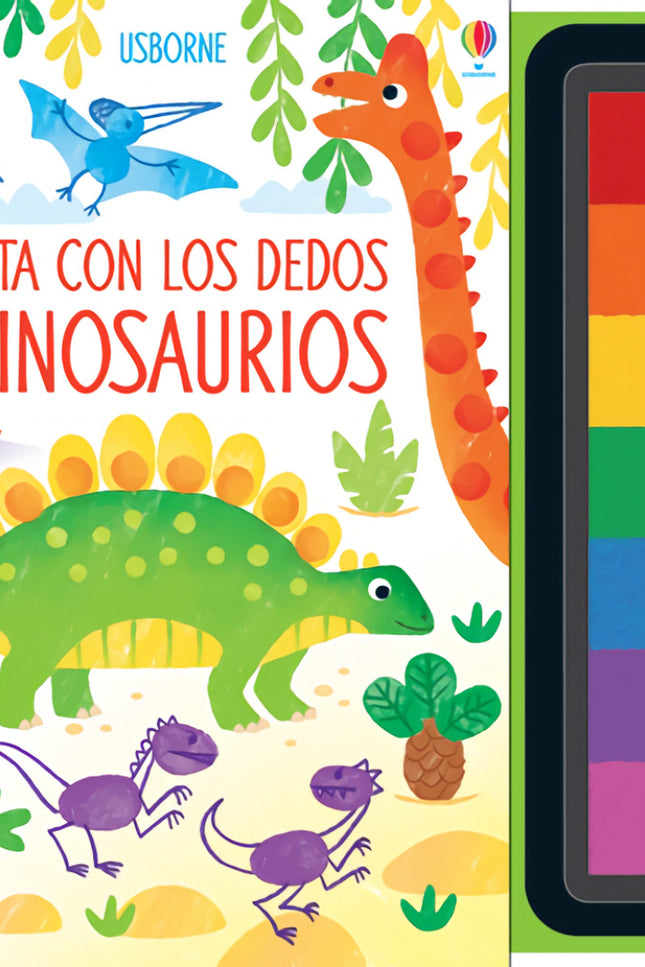 Dinosaurios Pinta Con Los Dedos