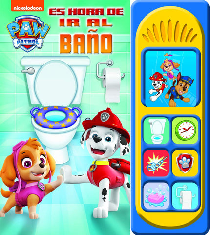 Libro Es Hora De Ir Al Baño Con La Patrulla Canina: Los niños de Bahía Aventura están listos para ir al baño solos, ¡igual que tú! os cachorros de Patrulla Canina están aquí para ofrecer una pata de ayuda en esta fabulosa historia que enseña los buenos hábitos básicos en el baño.