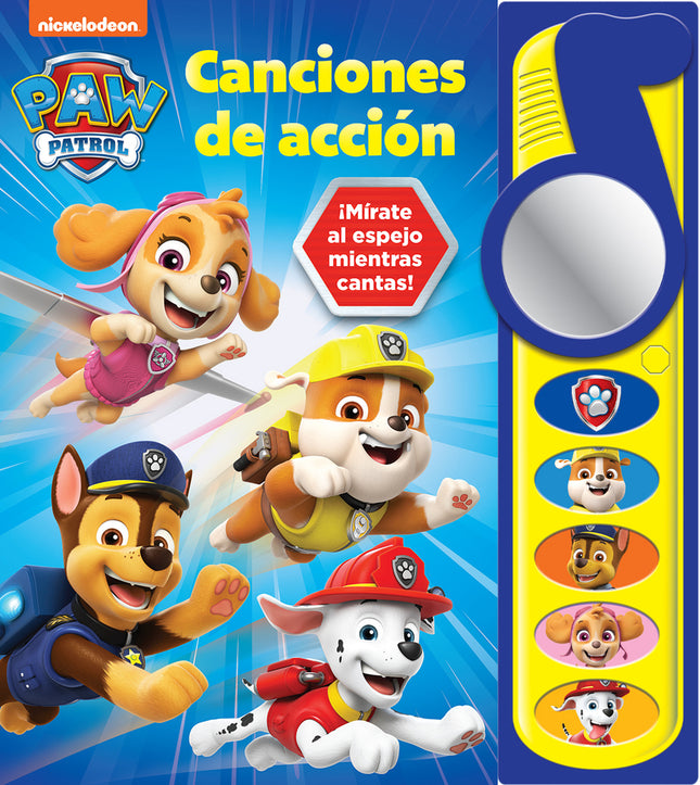 Canciones De Acción Patrulla Canina Nota Musical Con Espejo