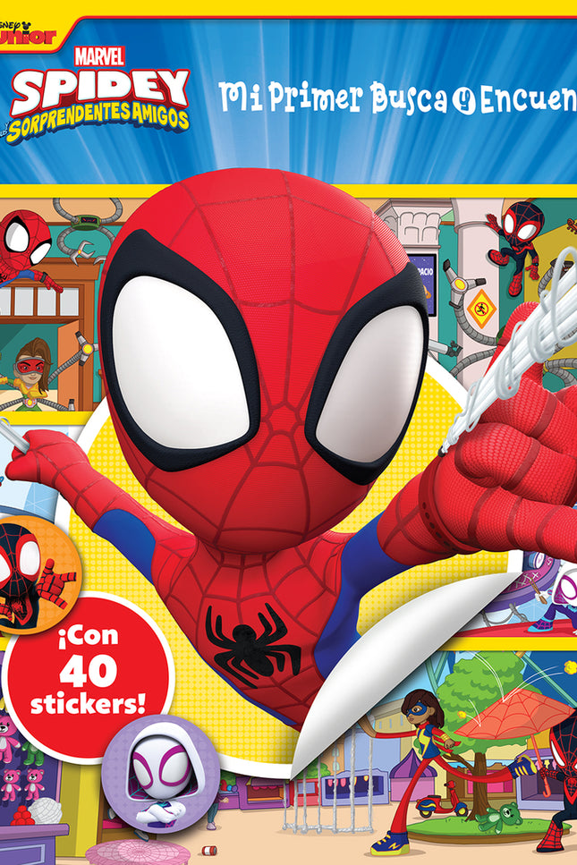 Mi Primer Busca Y Encuentra Con Pegatinas Spidey