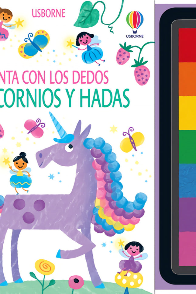 Unicornios Y Hadas Pinta Con Los Dedos