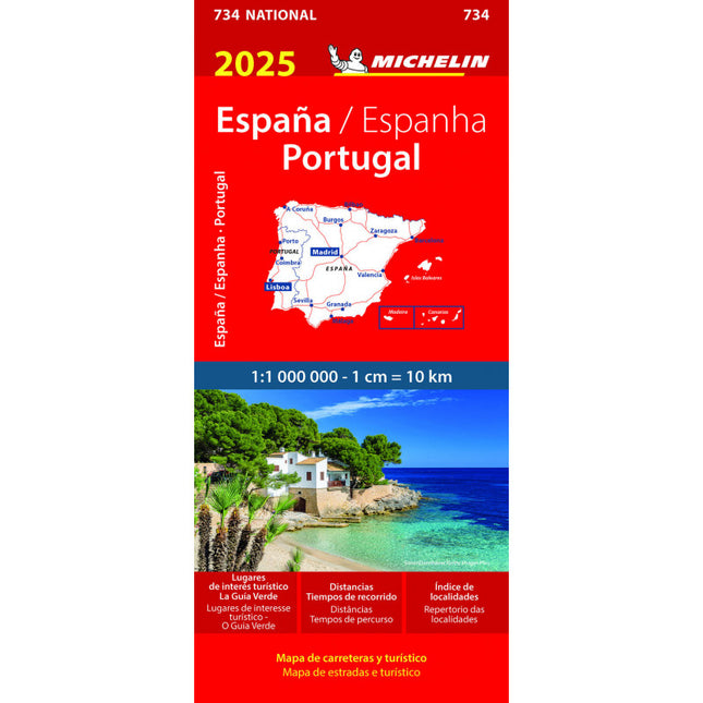 Mapa Carreteras España Y Portugal (2025)