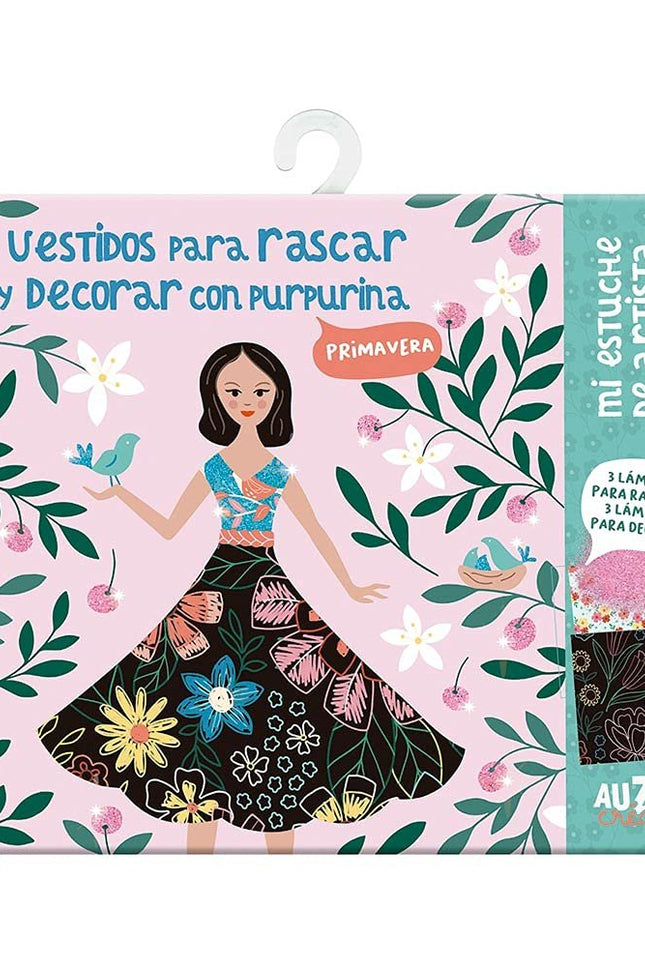 VESTIDOS PARA RASCAR Y DECORAR CON PURPURINA - AA.VV.
