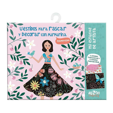 VESTIDOS PARA RASCAR Y DECORAR CON PURPURINA - AA.VV.