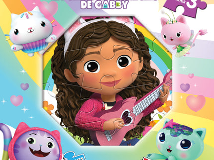 La Casa De Muñecas De Gabby (libro+3 Puzles)