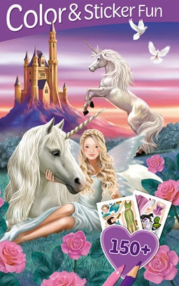 Elfos Y Unicornios (3d Lenticular) ('color &sticker Fun')