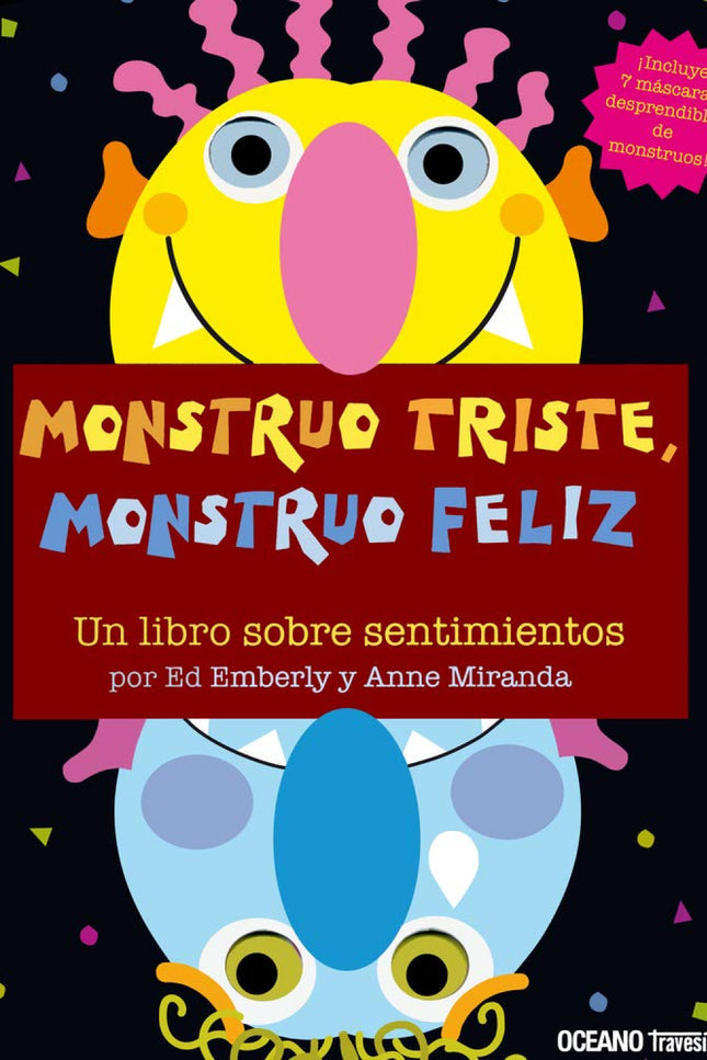 Libro Monstruo Triste, Monstruo Feliz: Felices, tristes, enojados. . . ¡También los monstruos tienen muchos sentimientos