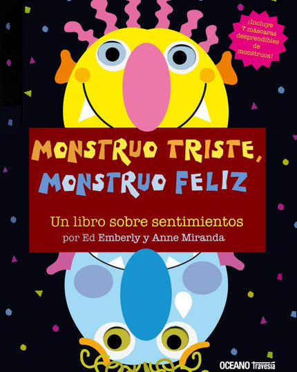 Libro Monstruo Triste, Monstruo Feliz: Felices, tristes, enojados. . . ¡También los monstruos tienen muchos sentimientos